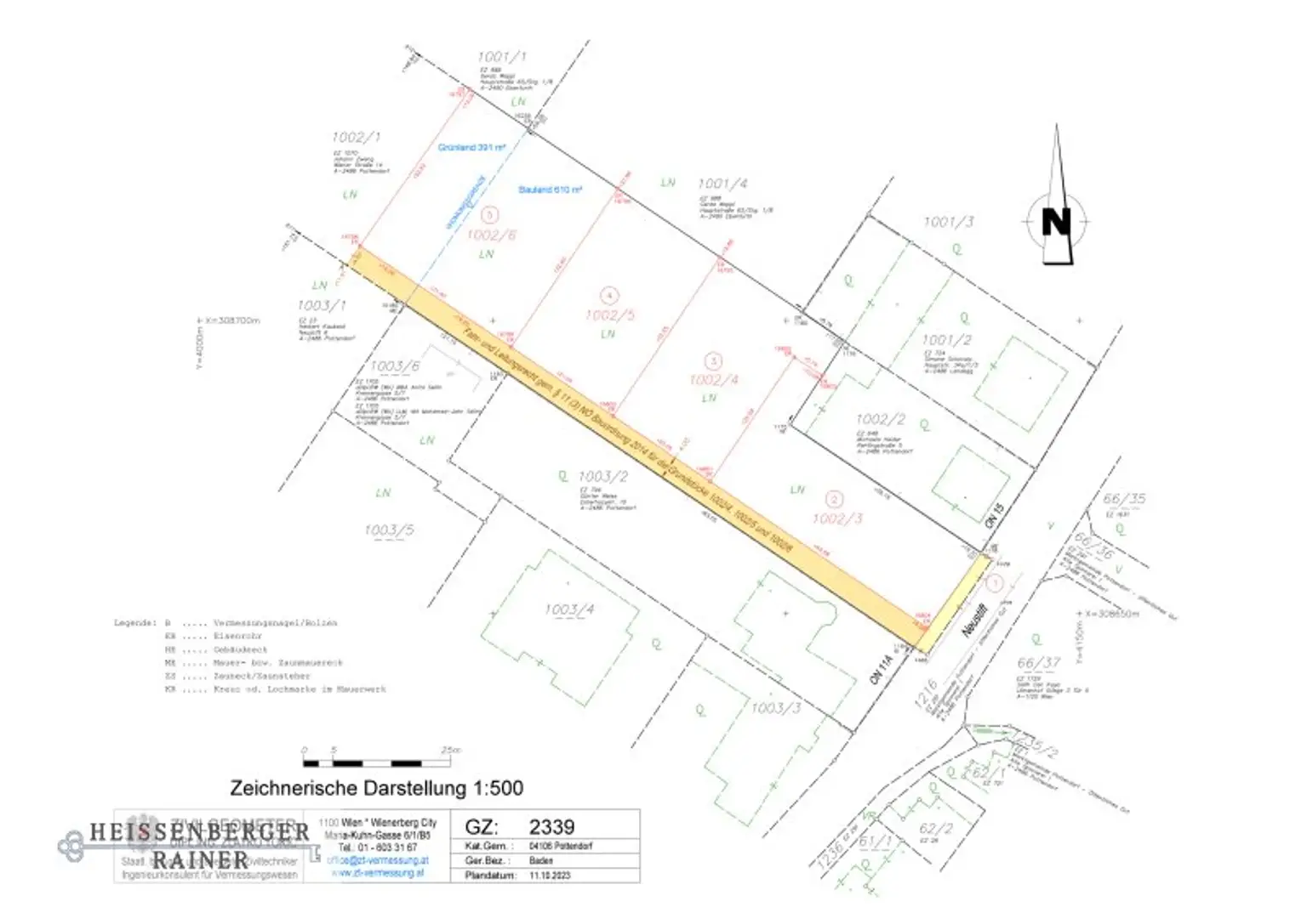 ABENDSONNE, PRIVATSTRASSE, IDEALE GRÖSSE UND BEBAUBARKEIT /// tolles Baugrundstück mit perfekter Infrastruktur nahe Schlosspark