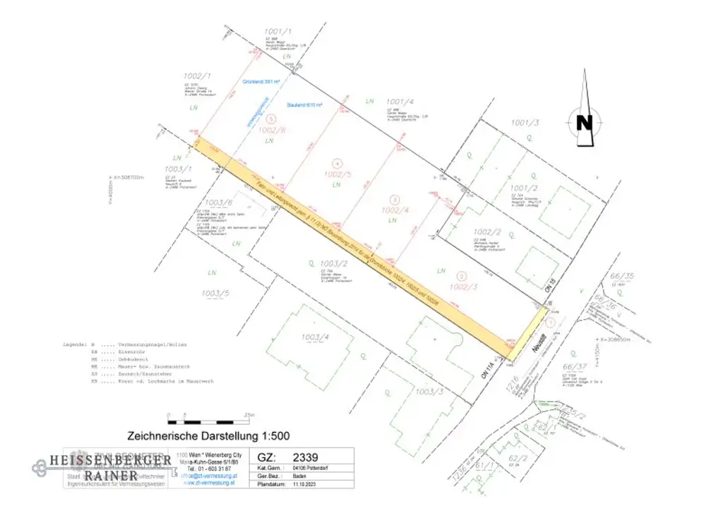 ABENDSONNE, PRIVATSTRASSE, IDEALE GRÖSSE UND BEBAUBARKEIT /// tolles Baugrundstück mit perfekter Infrastruktur nahe Schlosspark