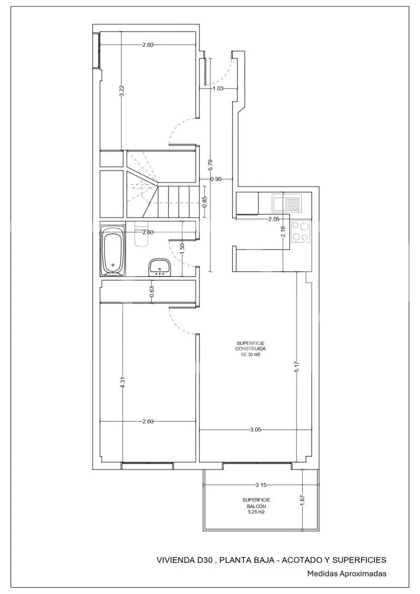Apartment-El-Palm-Mar-Plan-Main-Floor-Tenerife