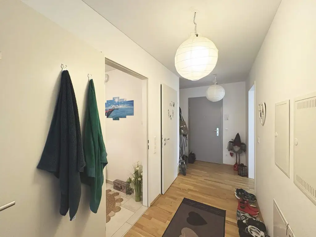 Q11 Leben in Simmering - 
Schöne Gartenwohnung mit 2 Zimmern, Terrasse und Deckenkühlung!