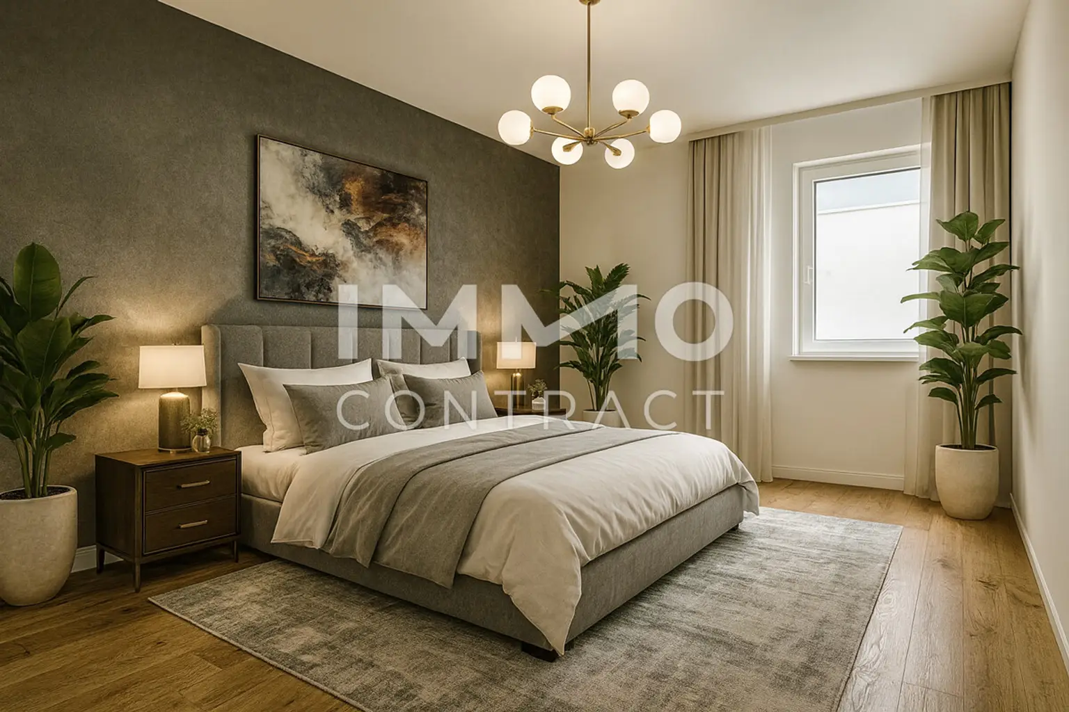 perfekt geschnittene 3-Zimmer-Wohnung mit 2 Balkonen und viel grün
