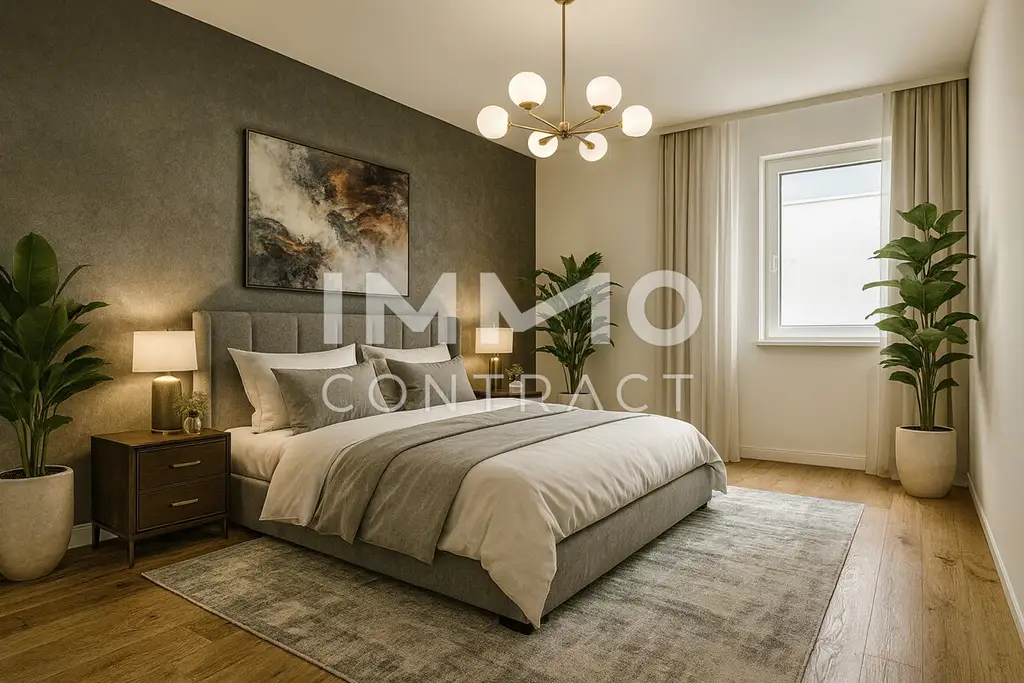 perfekt geschnittene 3-Zimmer-Wohnung mit 2 Balkonen und viel grün