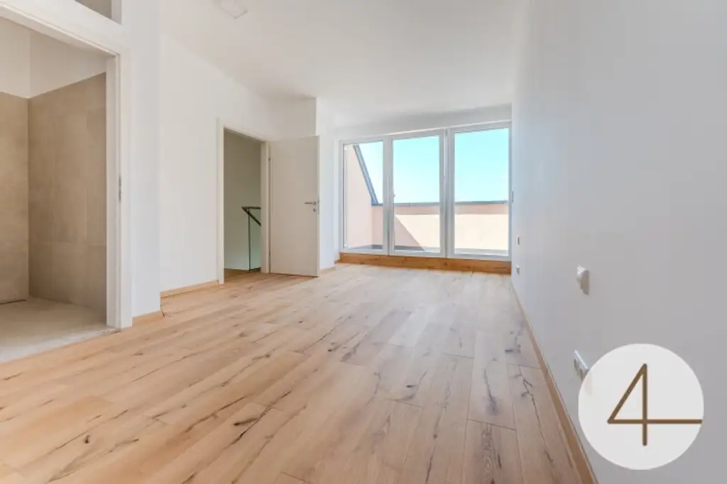 Moderne Neubau-Etagenwohnung mit Dachterrasse – befristet vermietet bis 31.01.2030
