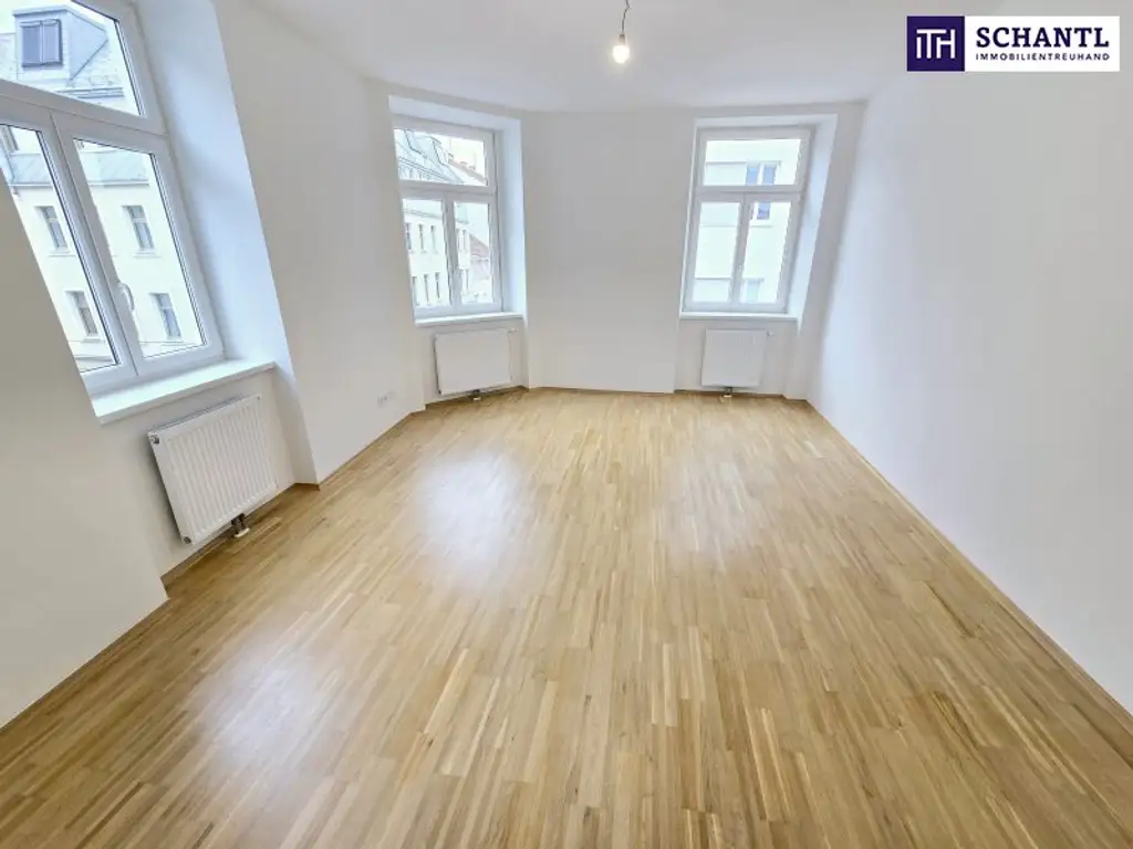 NEU - Ecken mit Charakter, Räume mit Gefühl! Die perfekte 3-Zimmer Wohnung! Westausrichtung + Traumhaft saniertes Altbauhaus + Stylisches Stiegenhaus + Tolle Infrastruktur und Anbindung + Lebensqualität!