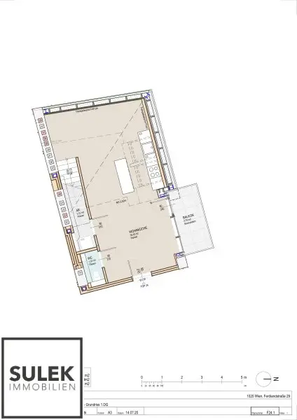 Dachgeschoßwohnung im Herzen des 2. Bezirks – 55 m² Wohnkomfort