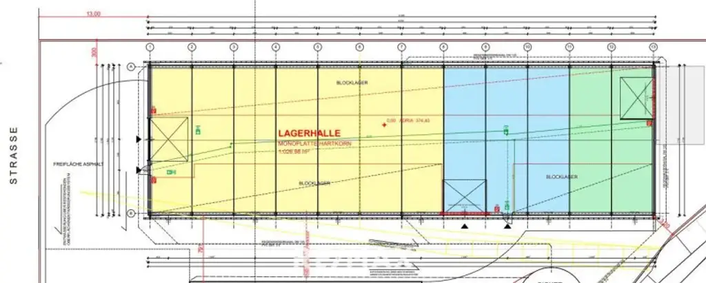 Halle Mieteraufteilung