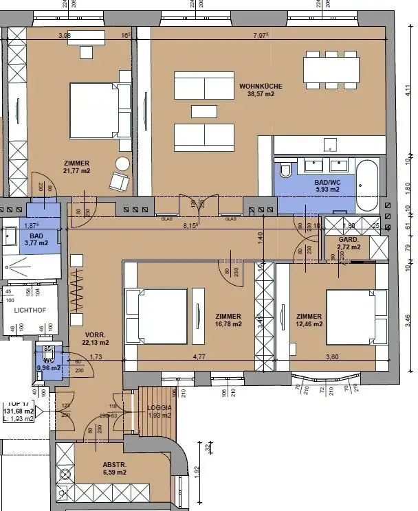 4 Zimmer Altbau Juwel in Ruhelage beim Margaretenplatz