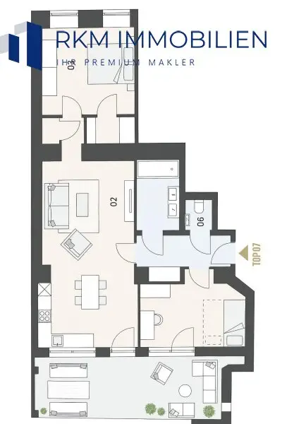 Moderne 3-Zimmer-Wohnung mit Terrasse in 1030 Wien – Ihr neues Zuhause wartet!