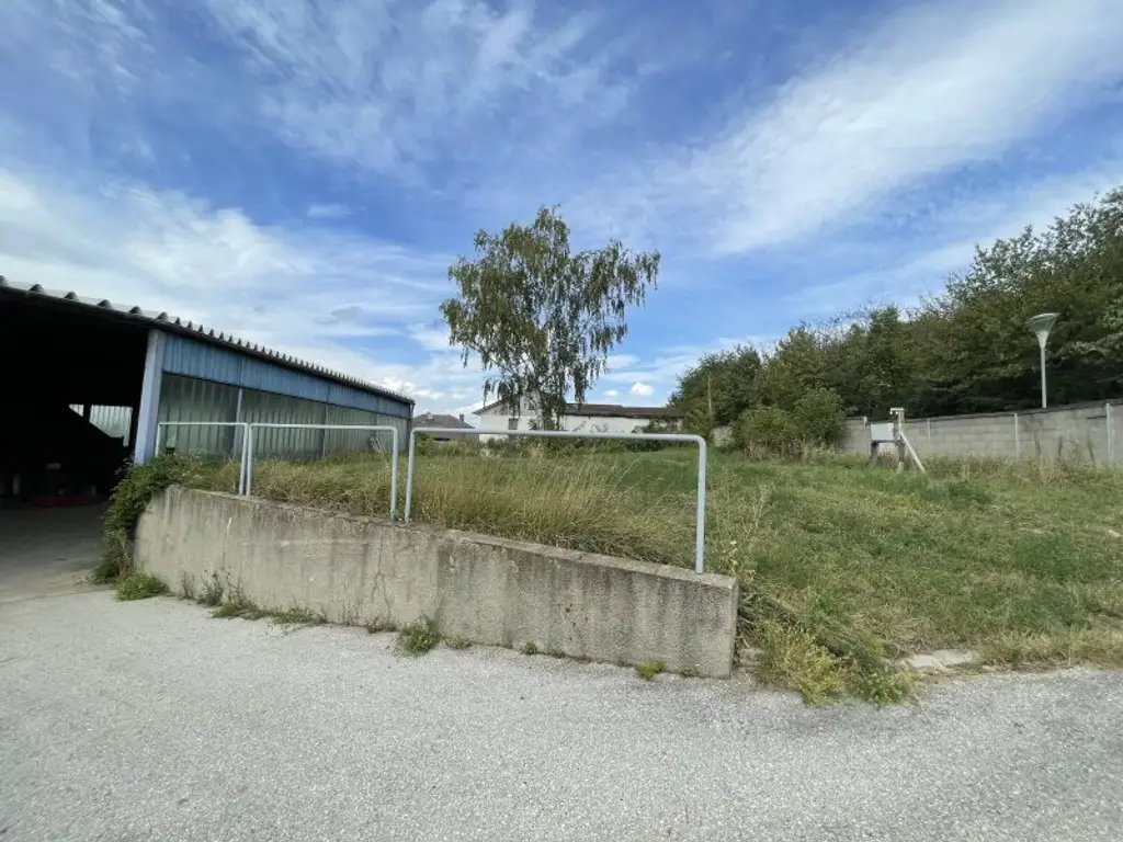800 m² HALLEN FÜR LAGER/WERKSTATT UND 1.100 m² AUSSENFLÄCHEN NÄHE SIEGENDORF/EISENSTADT!