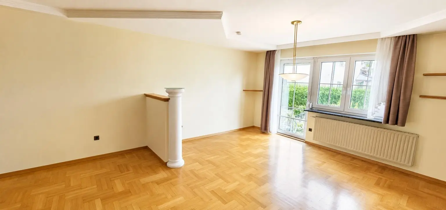 EG Wohnzimmer 1. Ansicht 26,6m² digital bearbeitet