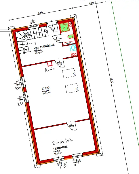 Grundriss_Wohnung Büro OG