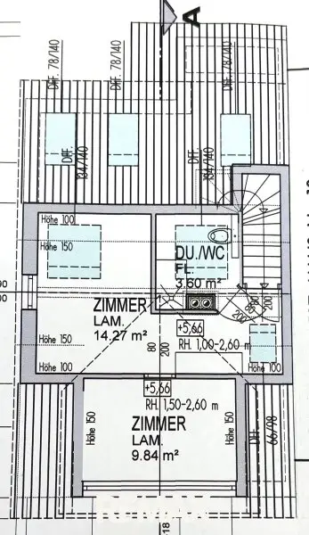 ausgebauter Dachboden