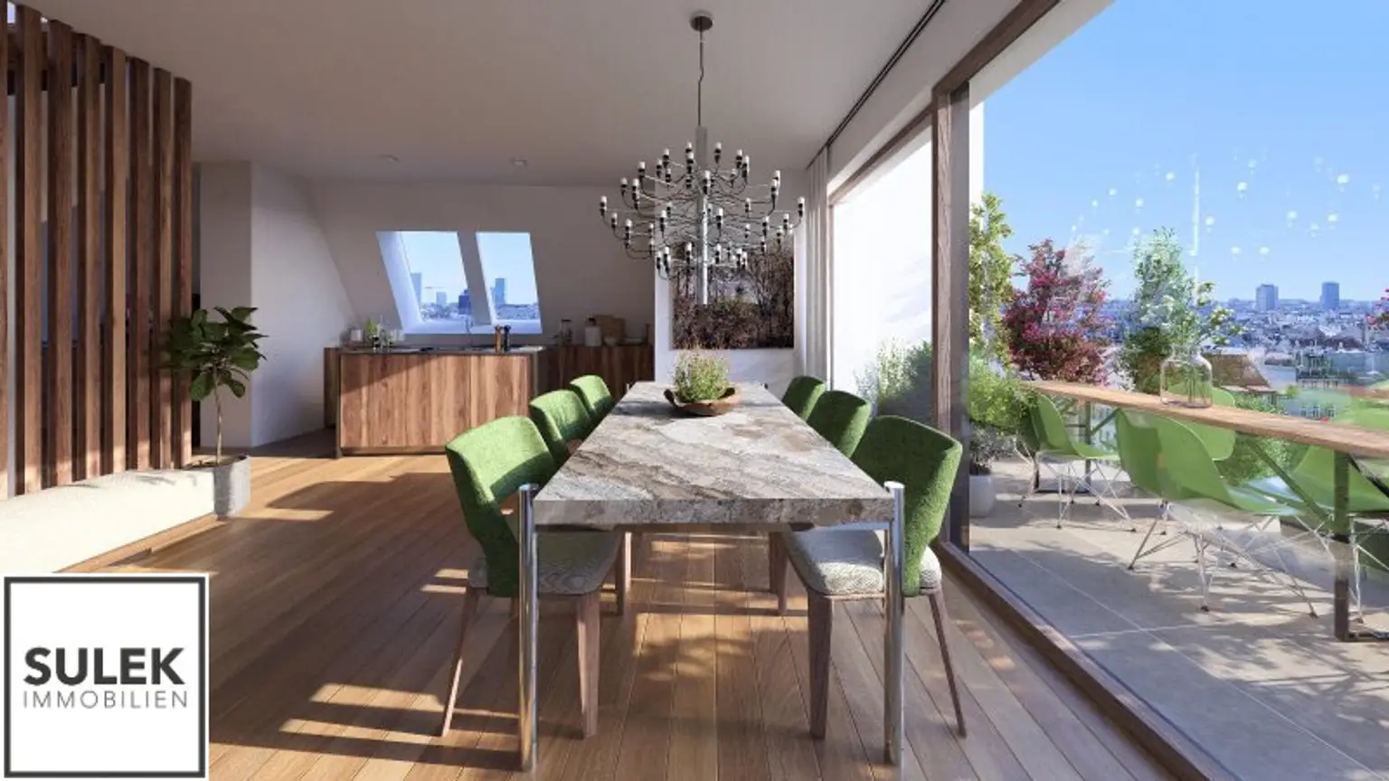 Einzigartige 105 m² große Dachgeschoss Wohnung mit Fernblick // zentrale Lage 1040 // Planstudie DG Ausbau
