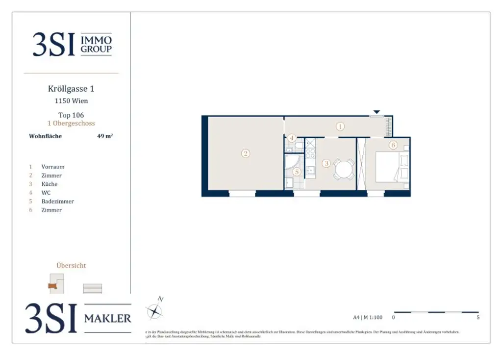 Charmante 2-Zimmer-Wohnung im Herzen des 15. Bezirks