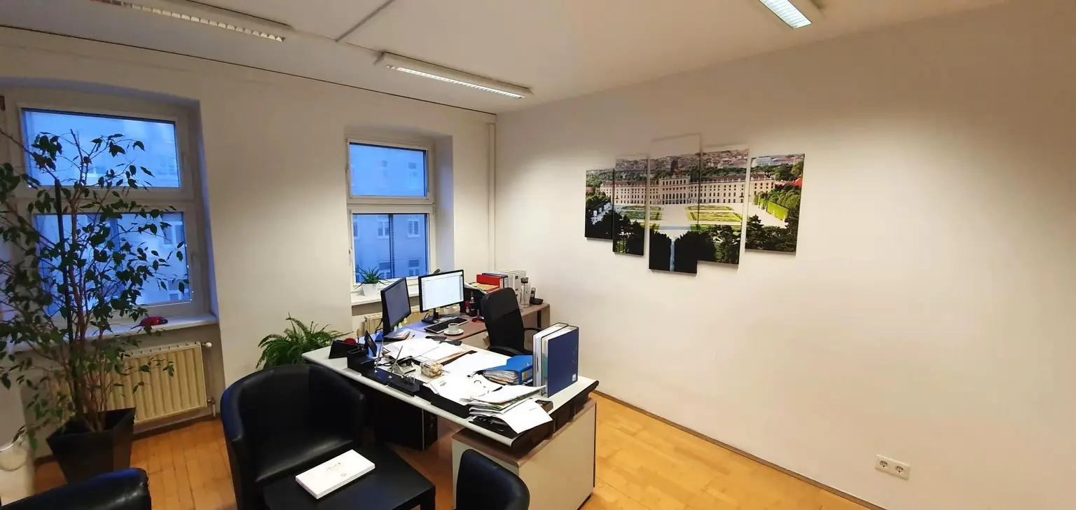 U1 Fussgängerzone - Büro / Bürowohnungkombi