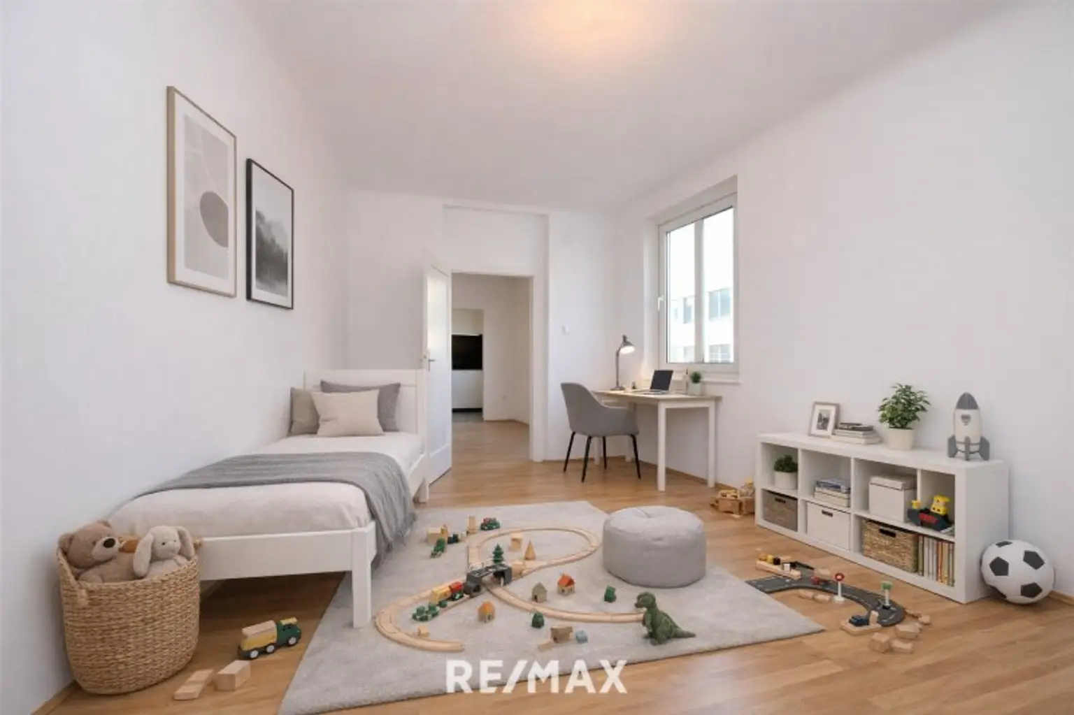 Kinderzimmer (virtuell eingerichtet)