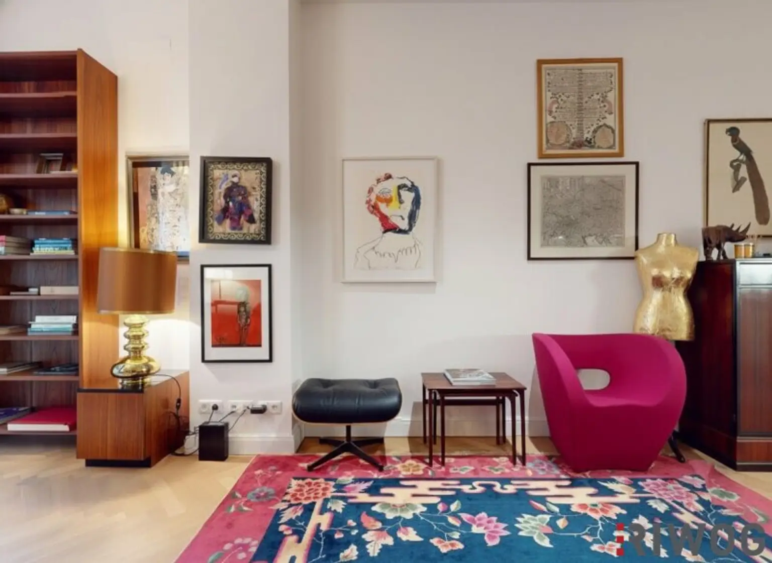 Wohnung mit touristischer Widmung nahe Schloss Schönbrunn | Prunkvolles 3-Zimmer Altbauapartment mit Loggia I 360° Rundgang