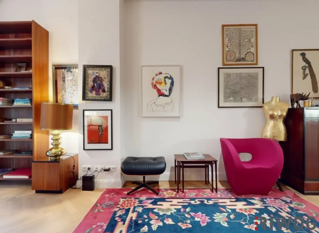 Wohnung mit touristischer Widmung nahe Schloss Schönbrunn | Prunkvolles 3-Zimmer Altbauapartment mit Loggia I 360° Rundgang