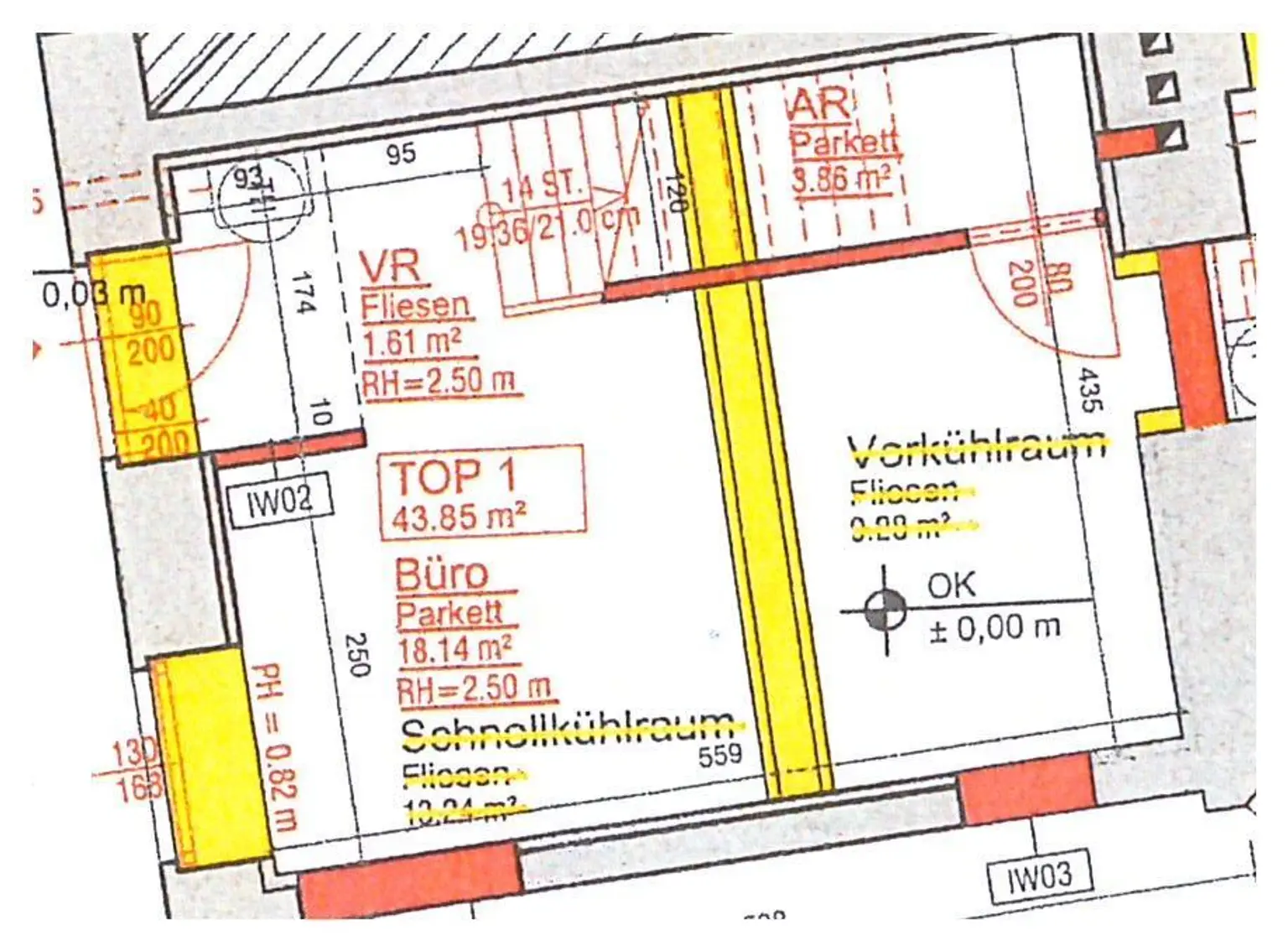 Sobieskigasse Obj.3318 Plan EG