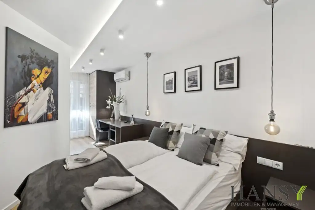 Vollmöblierte 3-Zimmer-Wohnung mit Loggia & zwei getrennt begehbaren Schlafzimmern! (WG-tauglich) 5 Gehminuten zur Mariahilfer-Straße