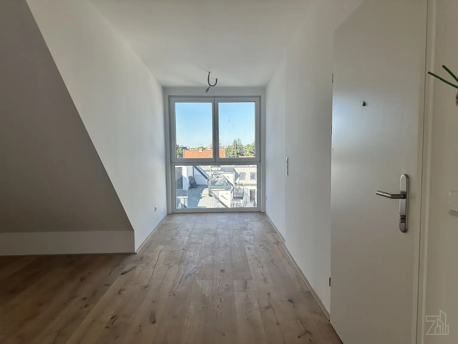 Helle Dachgeschoßwohnung mit südseitiger Terrasse & Grünblick | 2 Zimmer | ERSTBEZUG