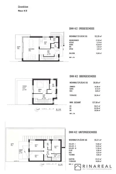 TRAUMHAFTER AUSBLICK | Moderne Doppelhaushälfte - ERSTBEZUG | 5 Zimmer | Großhöflein - Fasangasse (Haus 4/2)