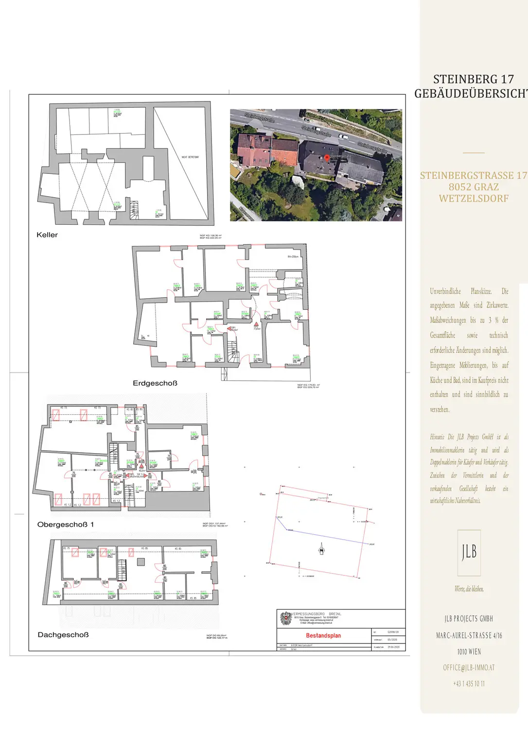JLB Grundriss – Gebäudeübersicht