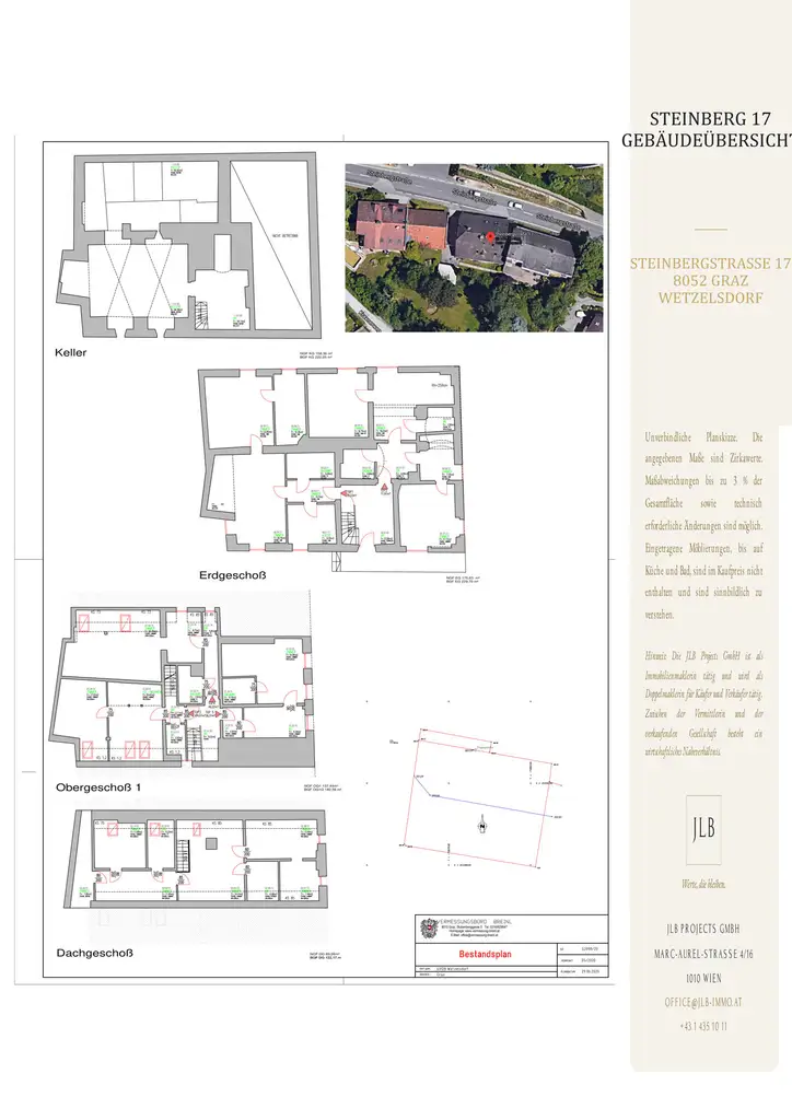 JLB Grundriss – Gebäudeübersicht