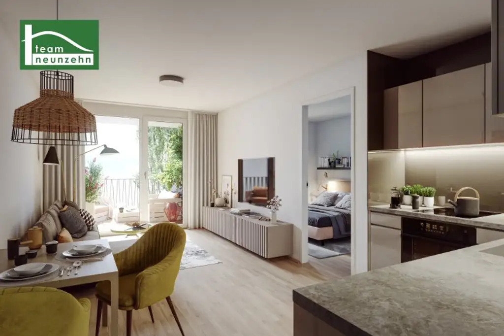 Ihr neues Zuhause in Top-Lage - Moderne 2-Zimmer Wohnung mit Balkon!