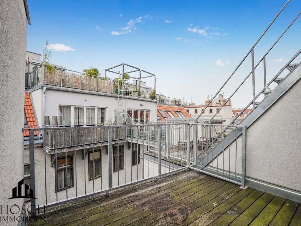 Stilvolle Maisonette-Wohnung mit Terrasse in Wiener Top-Lage!