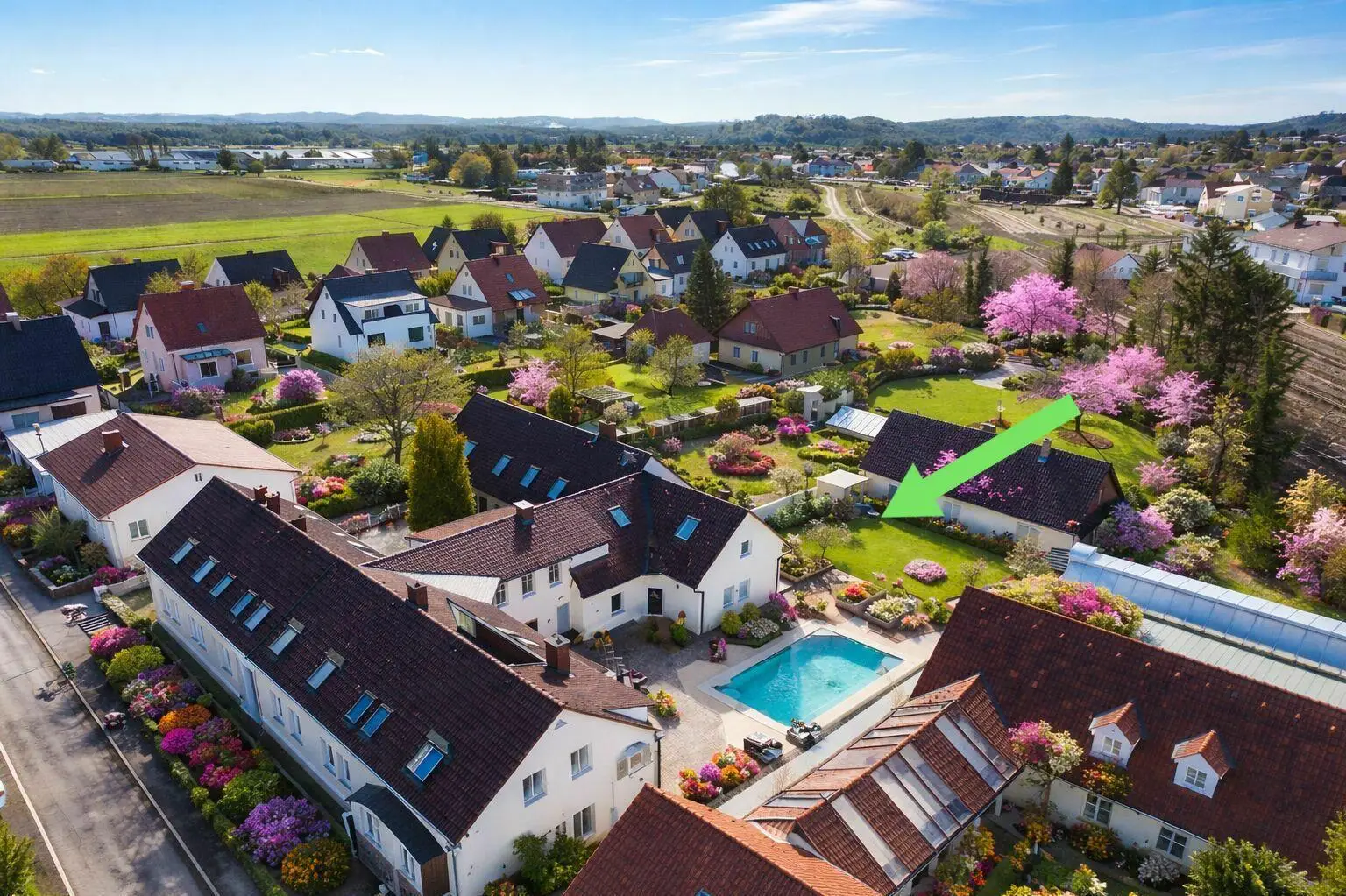 Drohnenansicht - KI unterstützt