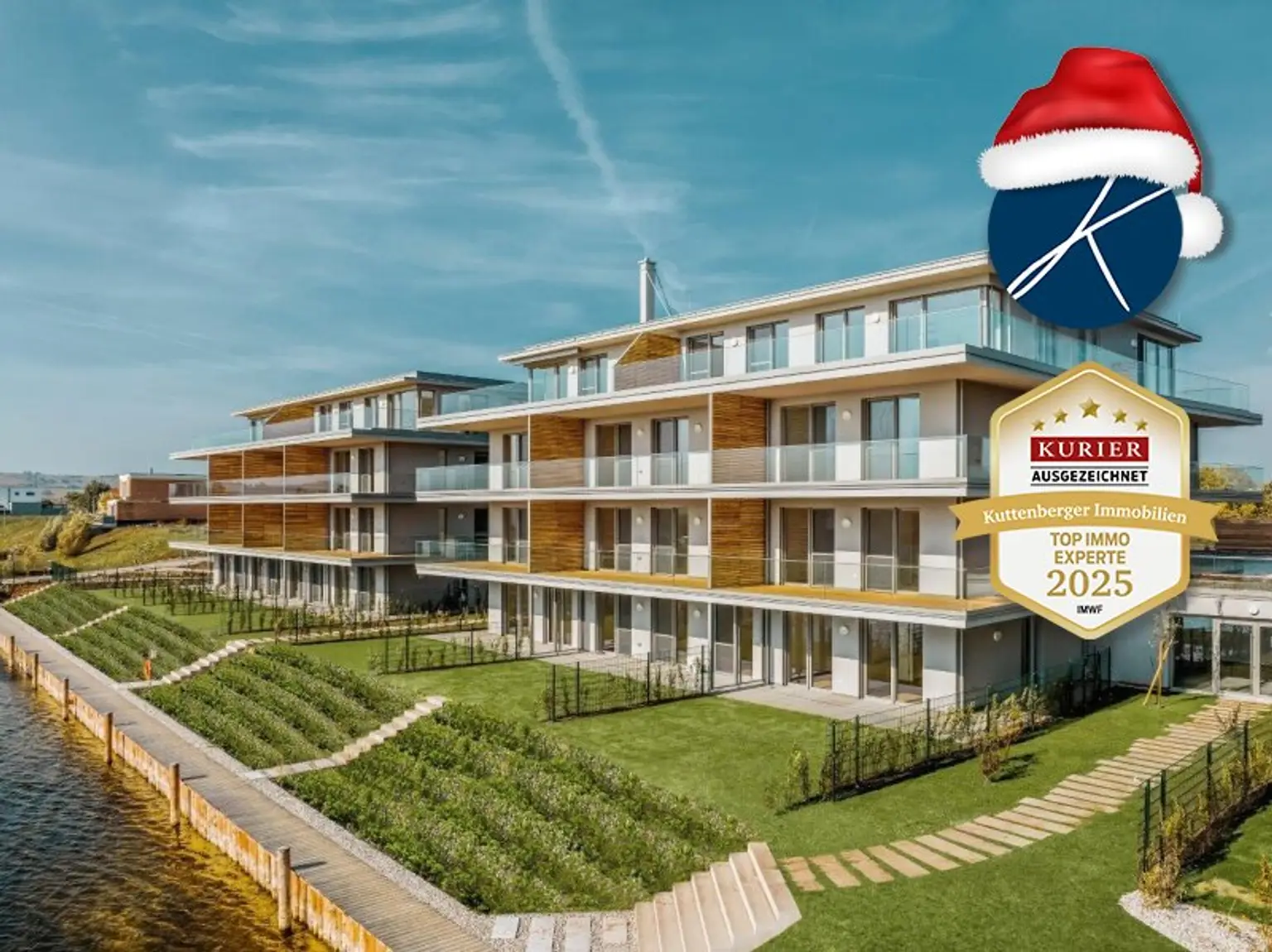 Luxuriöse 2 Zimmer Dachgeschoßwohnung als Erstbezug im Seepark Oggau! PROVISIONSFREI für den Käufer!