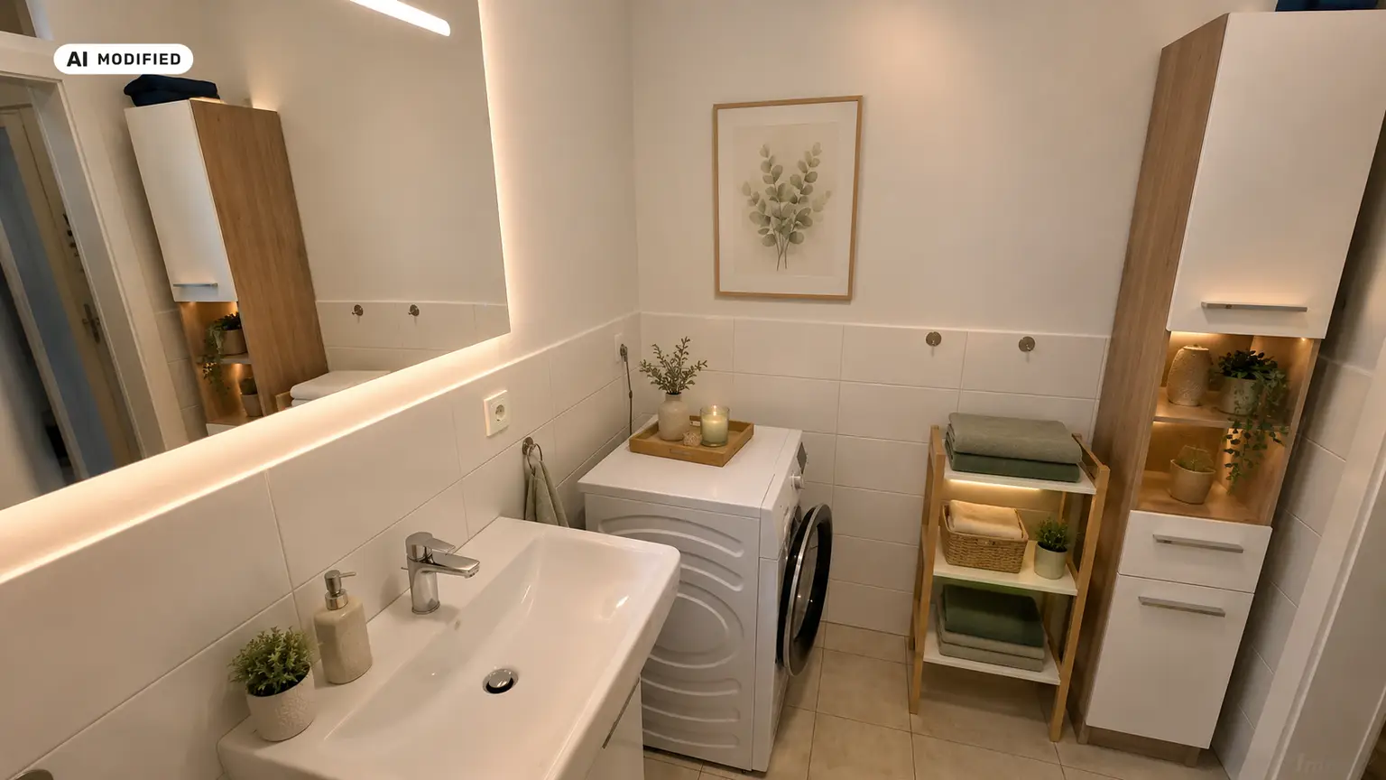 KI-bearbeitet – Badezimmer