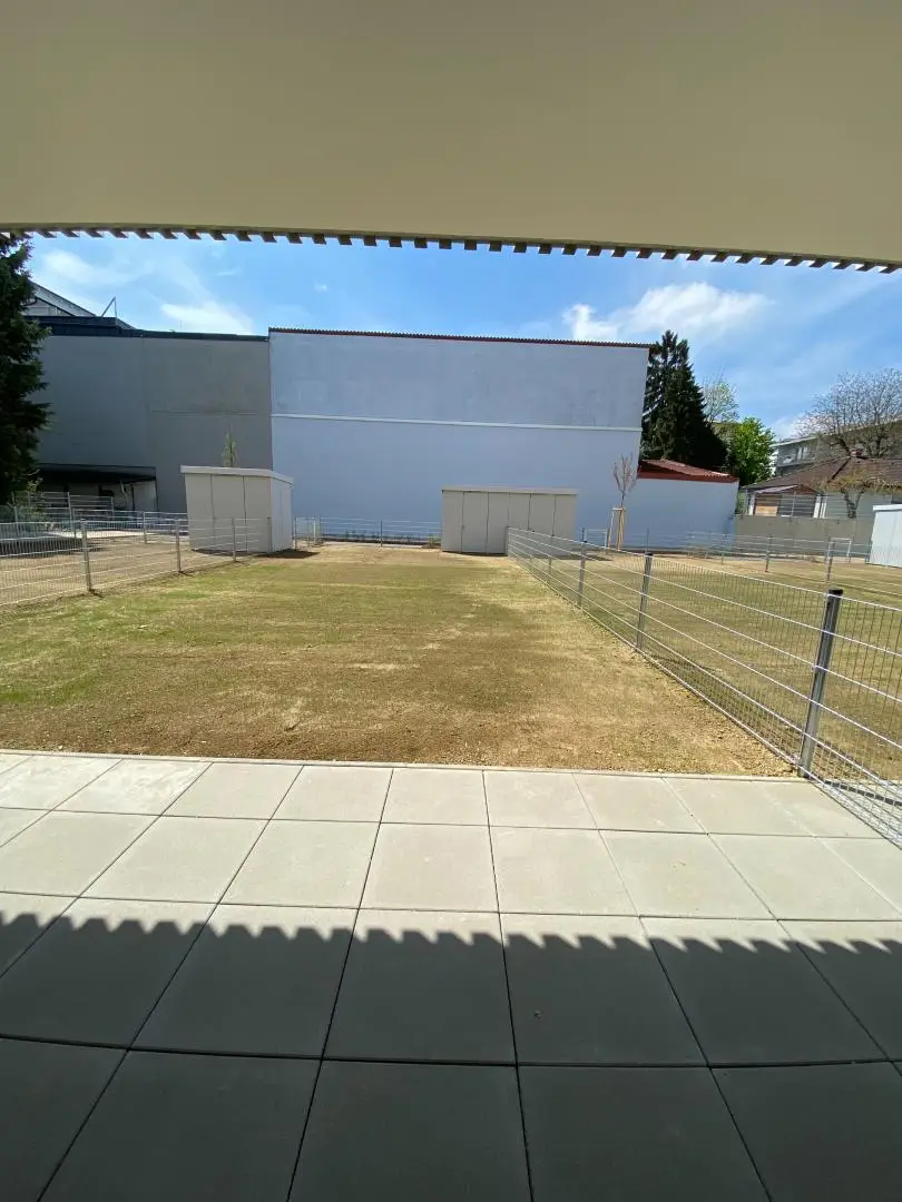 Terrasse/Garten bei Erstbezug