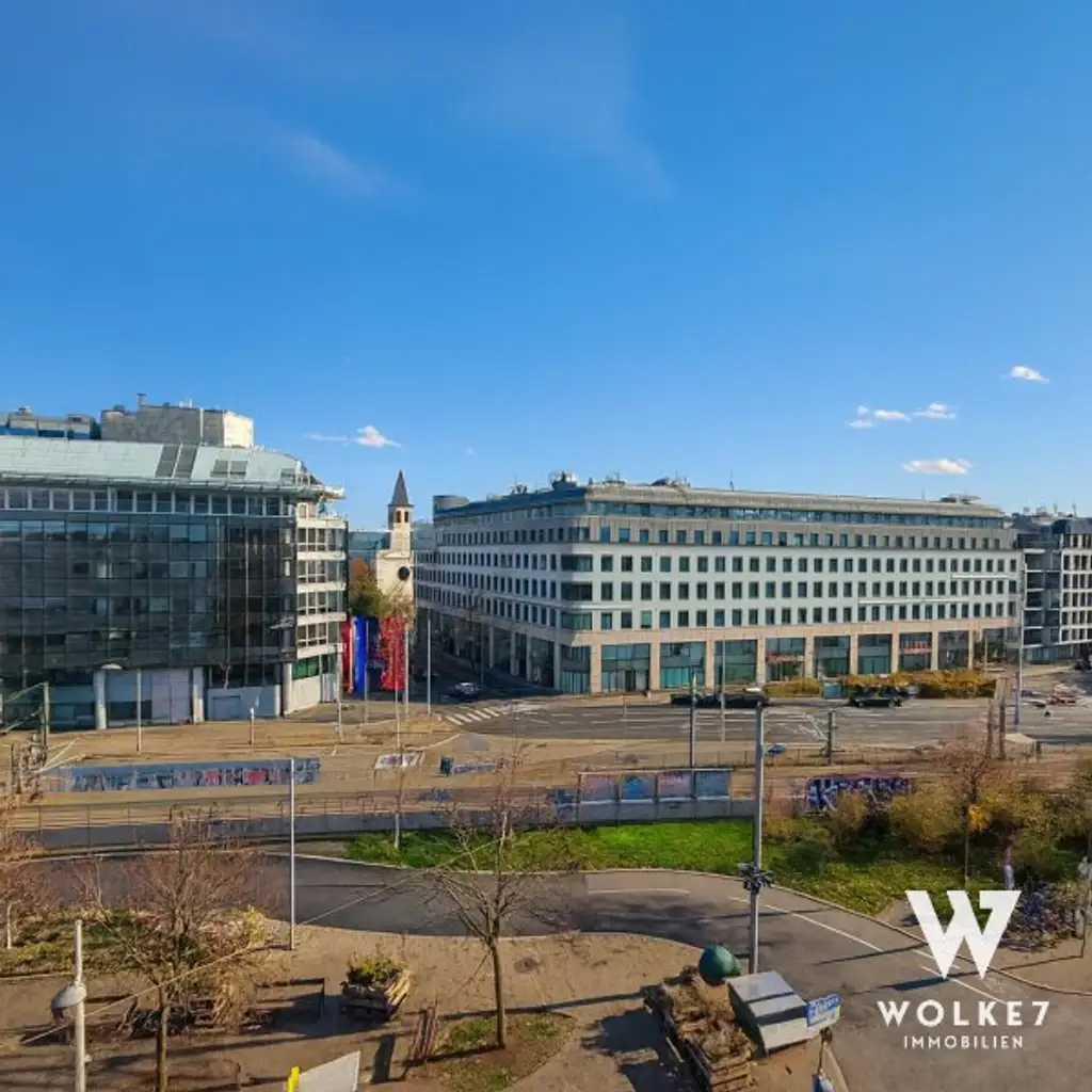 Stilvoll kernsanierte 2-Zimmer-Wohnung mit Stadtblick im 3. Bezirk Baumeisterqualität | Erstbezug nach Sanierung | 4. Liftstock | ca. 52 m²