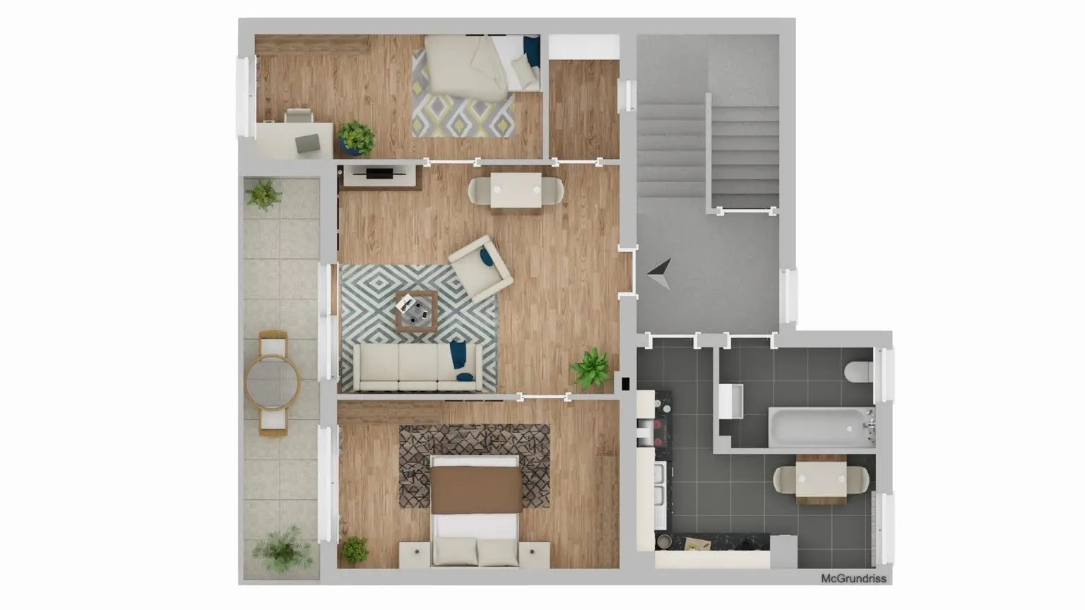 McGrundriss Moosbrunn_Haus_alt_OG