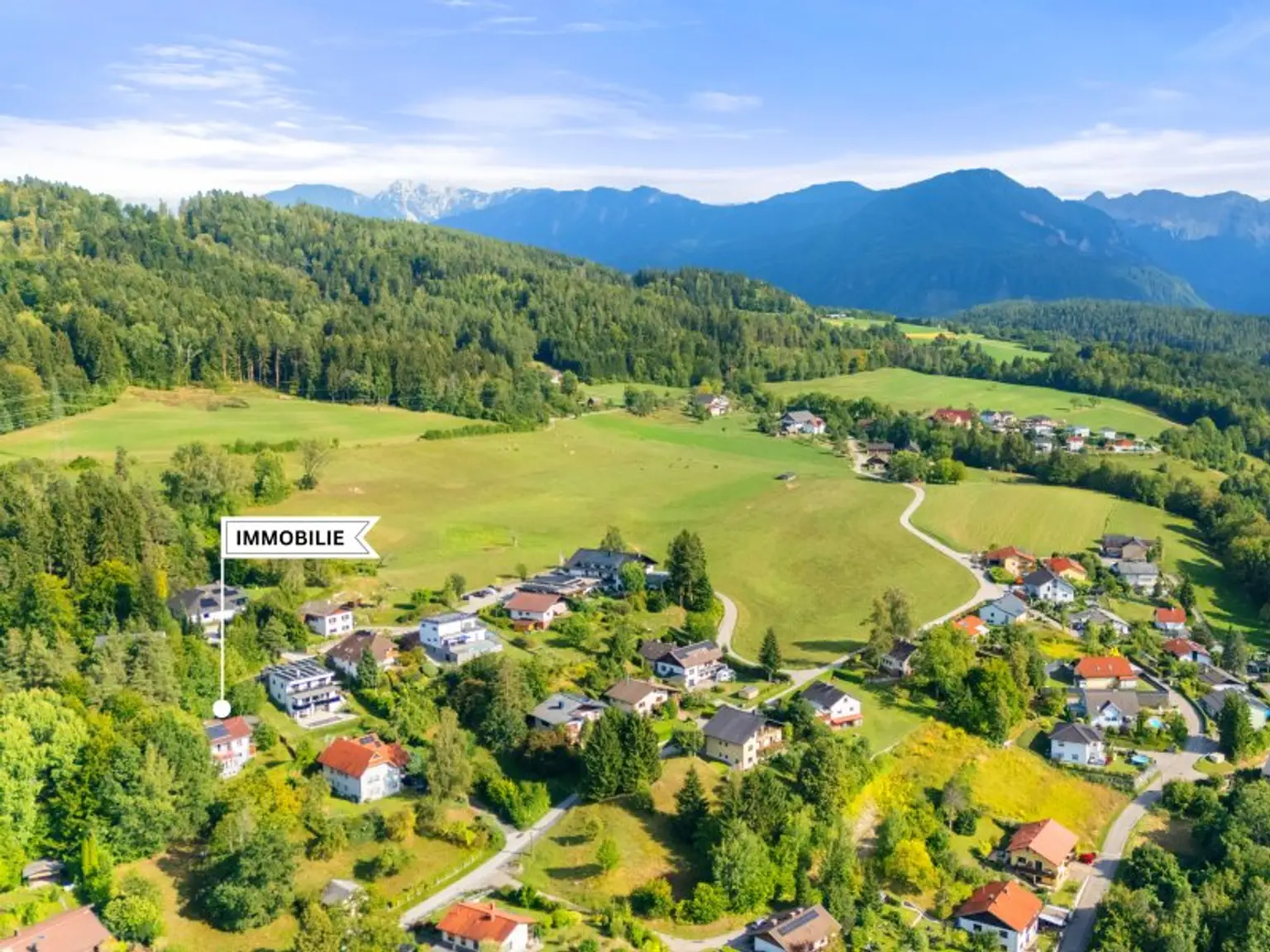 Schönes 150m² Einfamilienwohnhaus mit Doppelgarage in Maria Rain - Angersbichl in Aussichts- und Waldrandlage