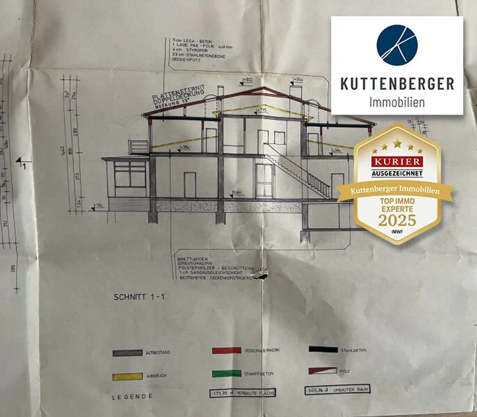 Historisches Herrenhaus im Villenviertel von Baden: ca.450m² WF mit Grundfläche von 1873qm und 17 Zimmern zum Sanieren! (V2 & Schut