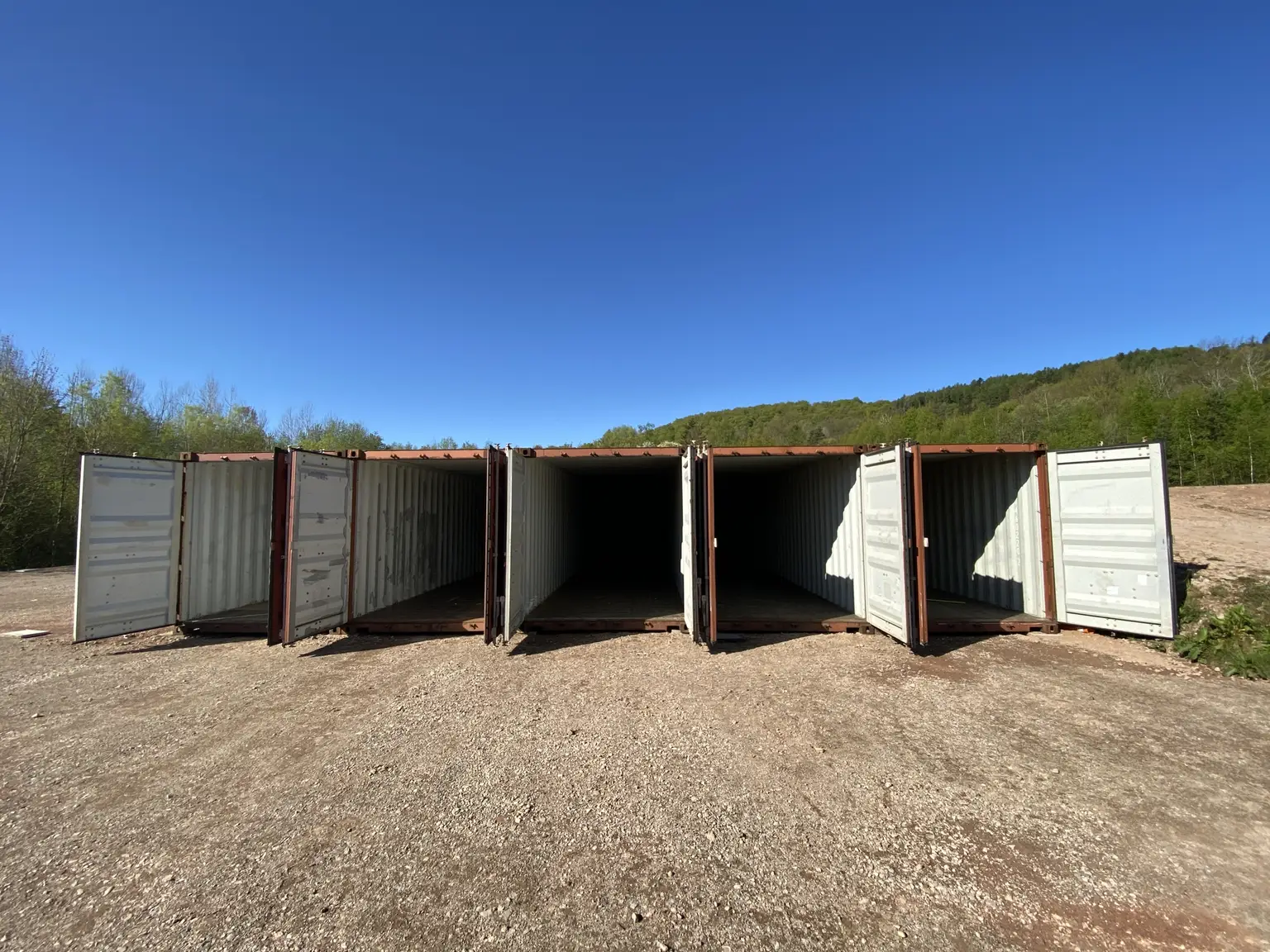 Container Zufahrt