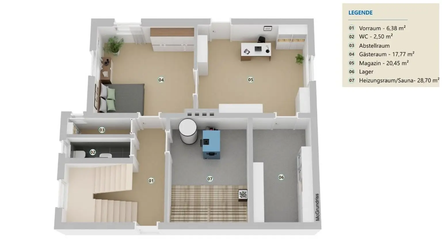 24 McGrundriss Petzenkirchen_Keller_Plan