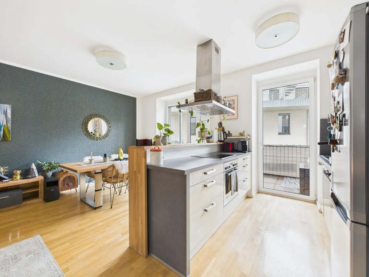 Linz/Urfahr: Perfekt aufgeteilte Mietwohnung ca. 83 m² + ca. 12m² Loggia im URFAHR CITY CENTER