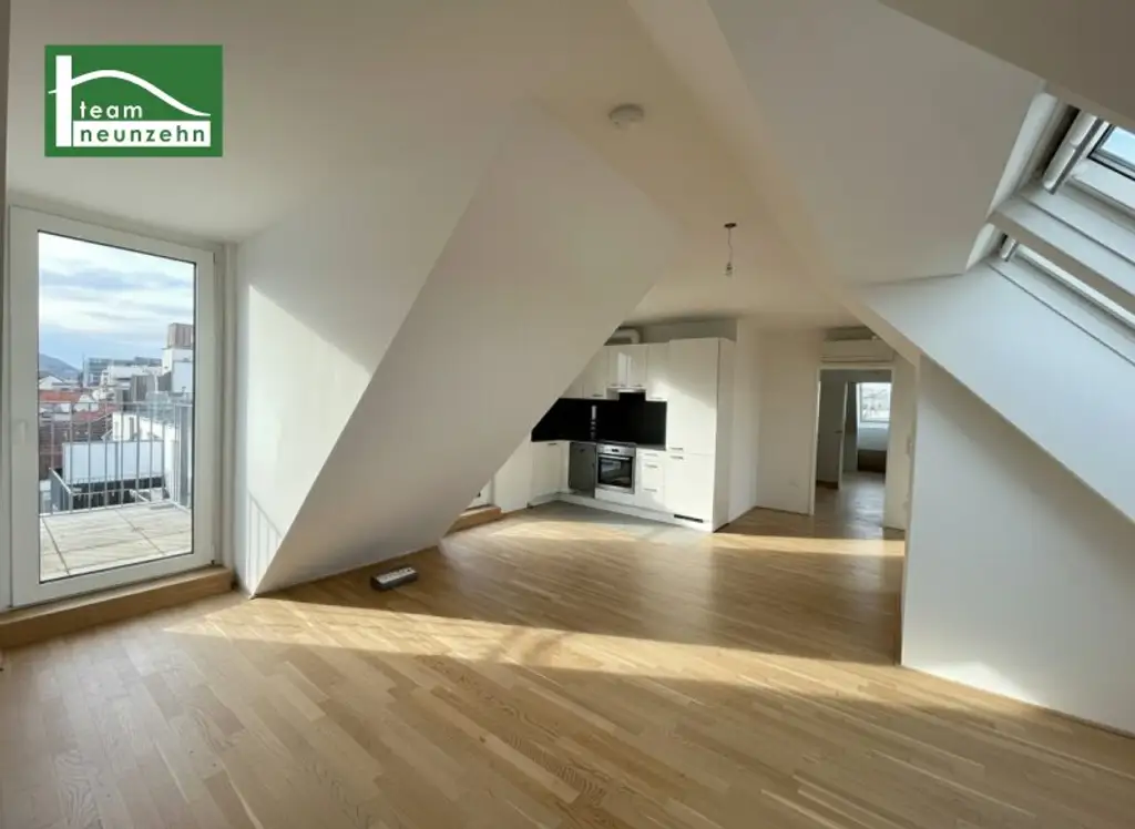 Klimatisierte Maisonette mit Dachterrasse in top Lage nahe U6, Millennium City und Donau! WG-geeignet - JETZT ANFRAGEN