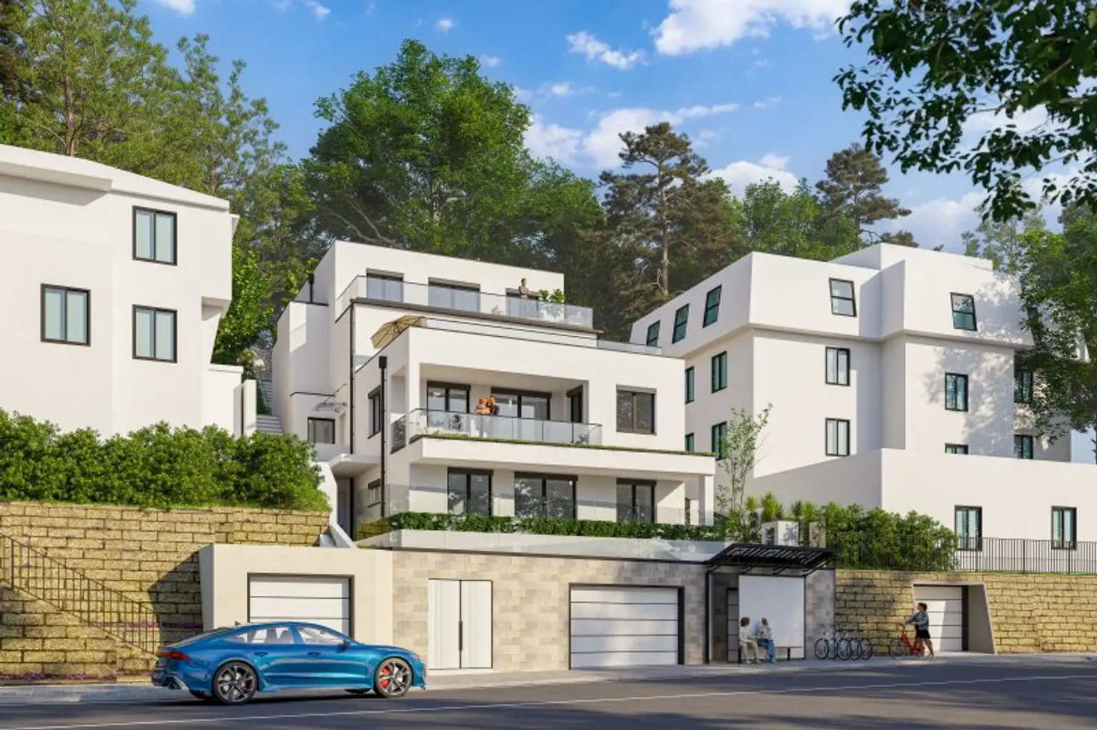 Hill Side – One Nine Six - Top 2 "Elegante Wohnung  mit Terrasse und kleinem Garten"