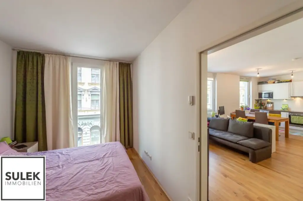*Ab Dezember* Perfekt geschnittene 2-Zimmer-Wohnung (unmöbliert) in der Gentzgasse