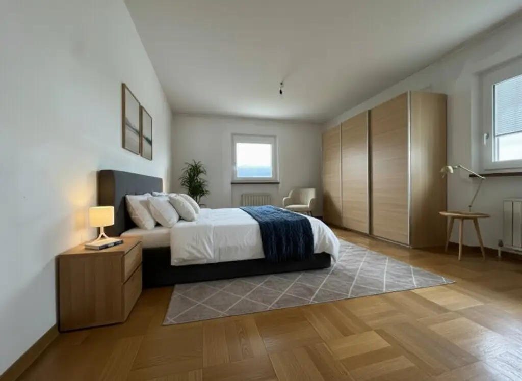 *geräumige 3 Zimmer Wohnung mit extra Küche, Balkon und Garage! Super schöne Aussicht inkludiert!