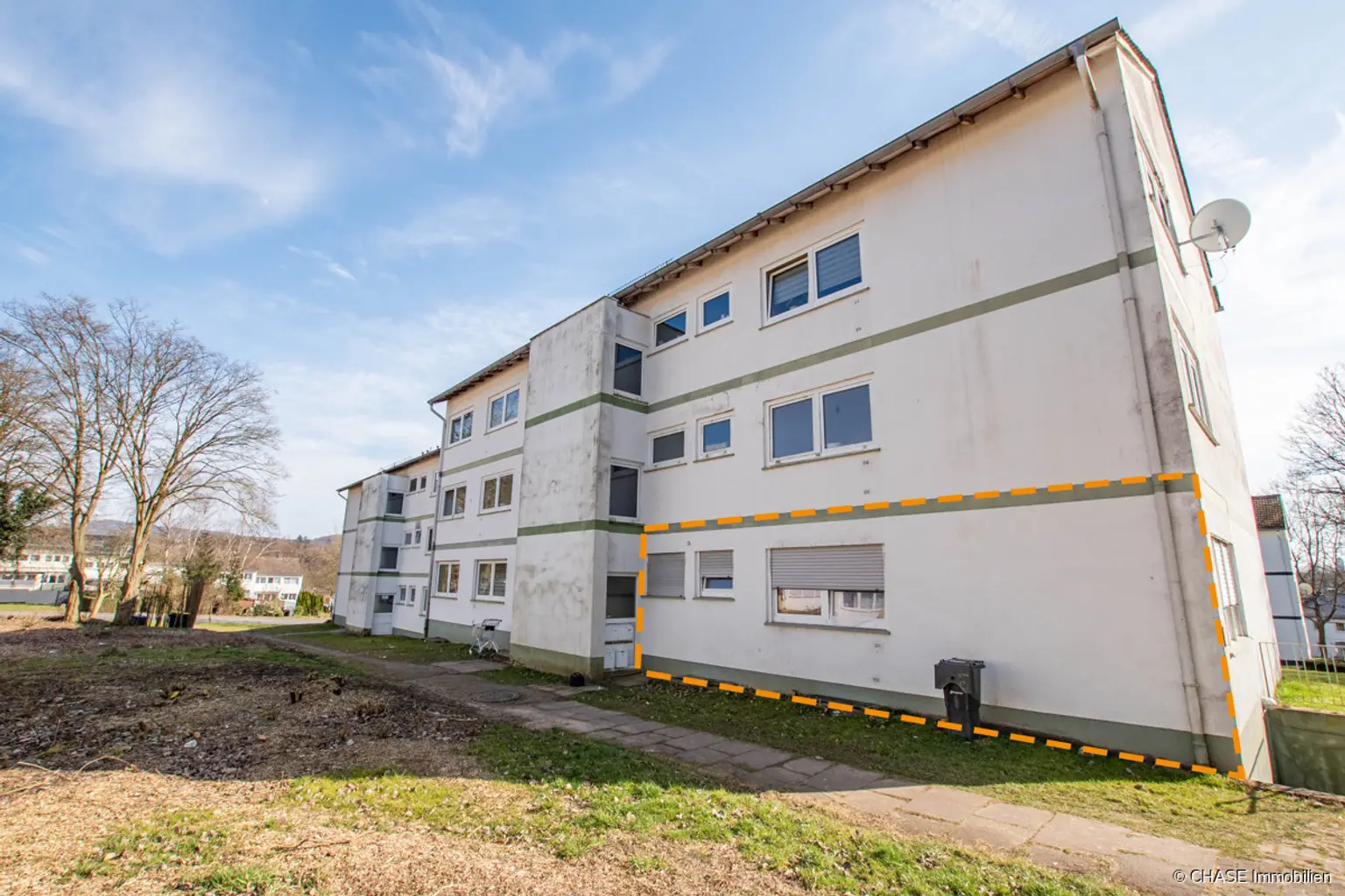 Eingang seitlich rechts