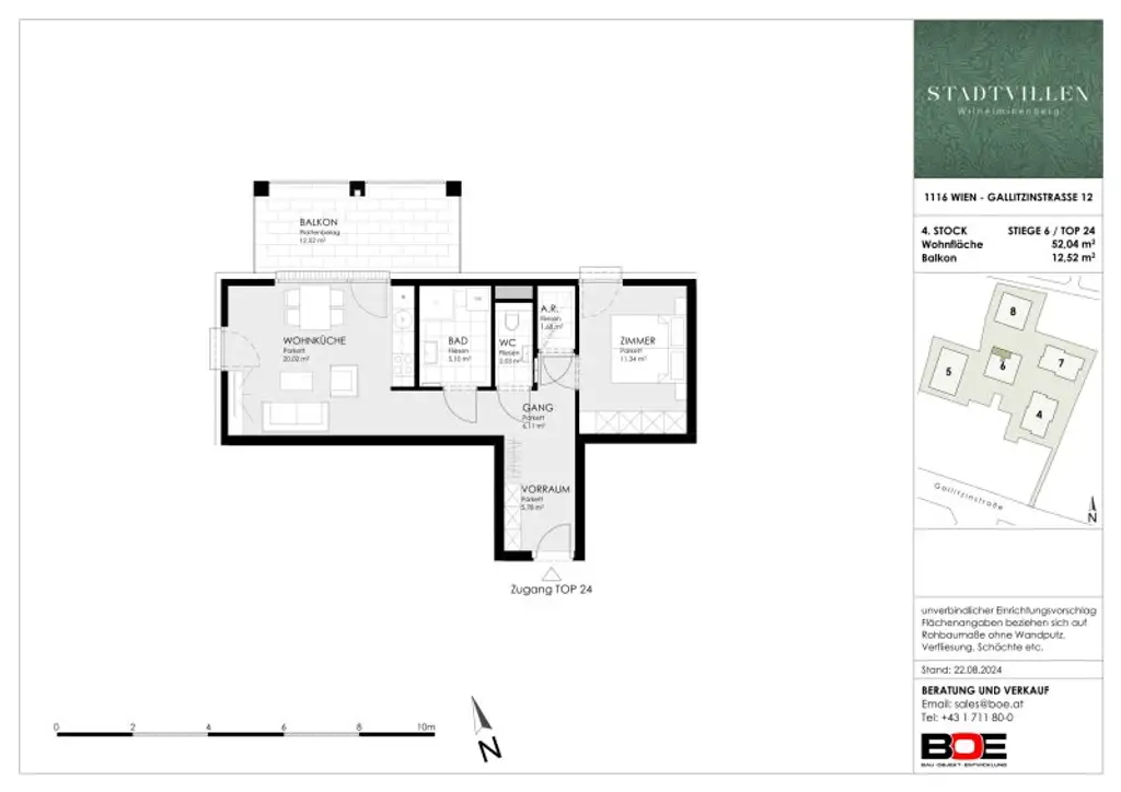 STADTVILLEN WILHELMINENBERG - Neubauprojekt - Provisionsfrei
