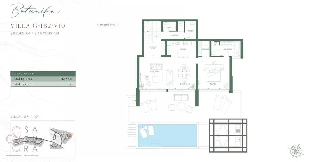 Stunning Villa  - •THE PEAKS - GOLF RESIDENCES - BOTANIKA 
Unit No. G-1B2-V10