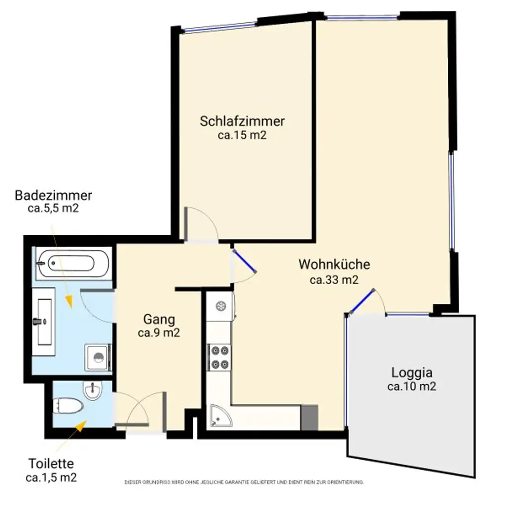 2-Zimmer Wohnung mit Loggia | 1210 Wien nähe Alte Donau