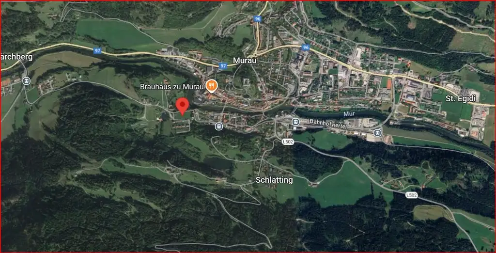 Baugrund mitten in Murau - Bauträgergrundstück